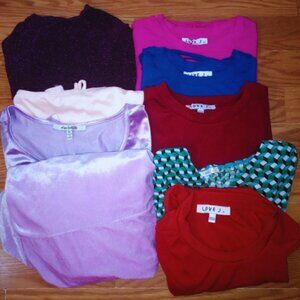 NWT XL 9pc Top Bundle Miss Selfie Love J Haute Monde Y2K Party Night Out Lot